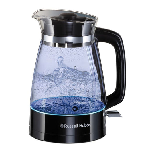 Russell Hobbs Classic Glass Kettle 26080 (Black) - Vibe Home