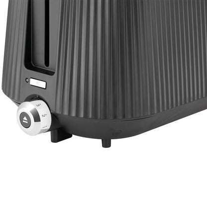 Russell Hobbs Bronte Jug Kettle & 2 Slice Toaster Kitchen Set (Matte Black) - Vibe Home