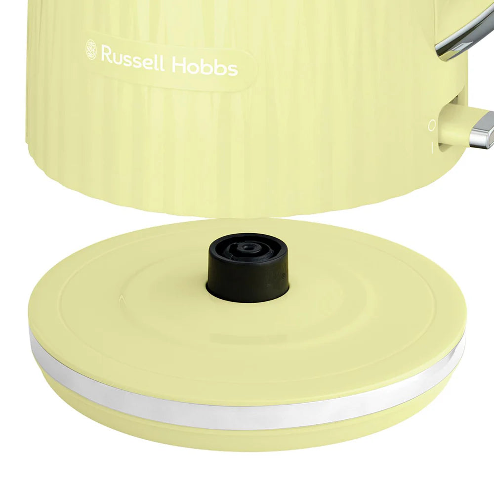 Russell Hobbs Eden Jug Kettle & 2 Slice Toaster Kitchen Set (Lemon) - Vibe Home