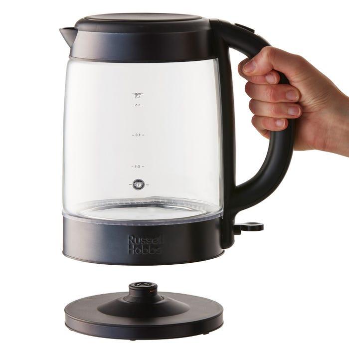 Russell Hobbs Illuminating Glass Kettle 27750 (Matte Black) - Vibe Home