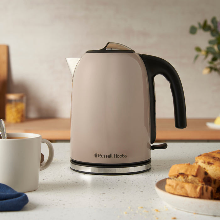 Russell Hobbs Classic Jug Kettle & 2 Slice Toaster Kitchen Set (Mocha)