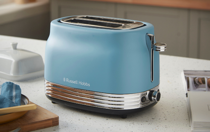 Russell Hobbs Hanley 2 Slice Toaster 28651 (Blue) - Vibe Home