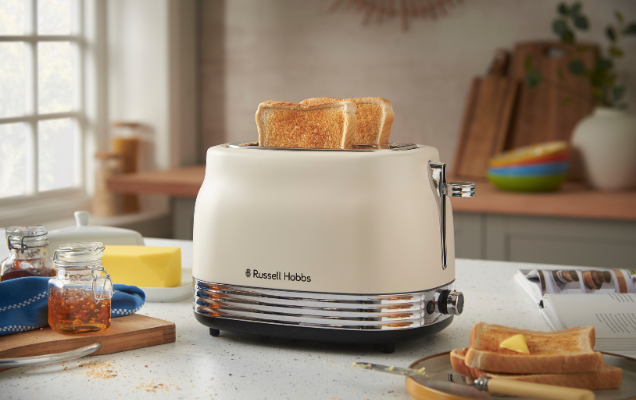 Russell Hobbs Hanley 2 Slice Toaster 28650 (Jasmine) - Vibe Home