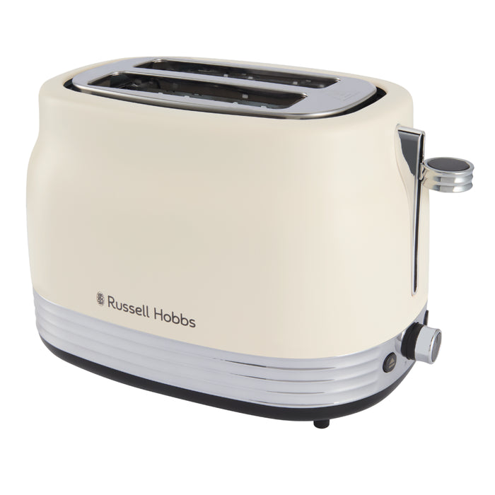 Russell Hobbs Hanley Kettle, 2 Slice Toaster & Digital Microwave Kitchen Set (Jasmine)