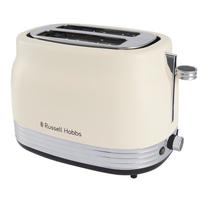 Russell Hobbs Hanley Kettle, 2 Slice Toaster & Digital Microwave Kitchen Set (Jasmine)