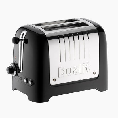 Dualit Lite Dome Kettle & 2 Slice Toaster Kitchen Set (Black)