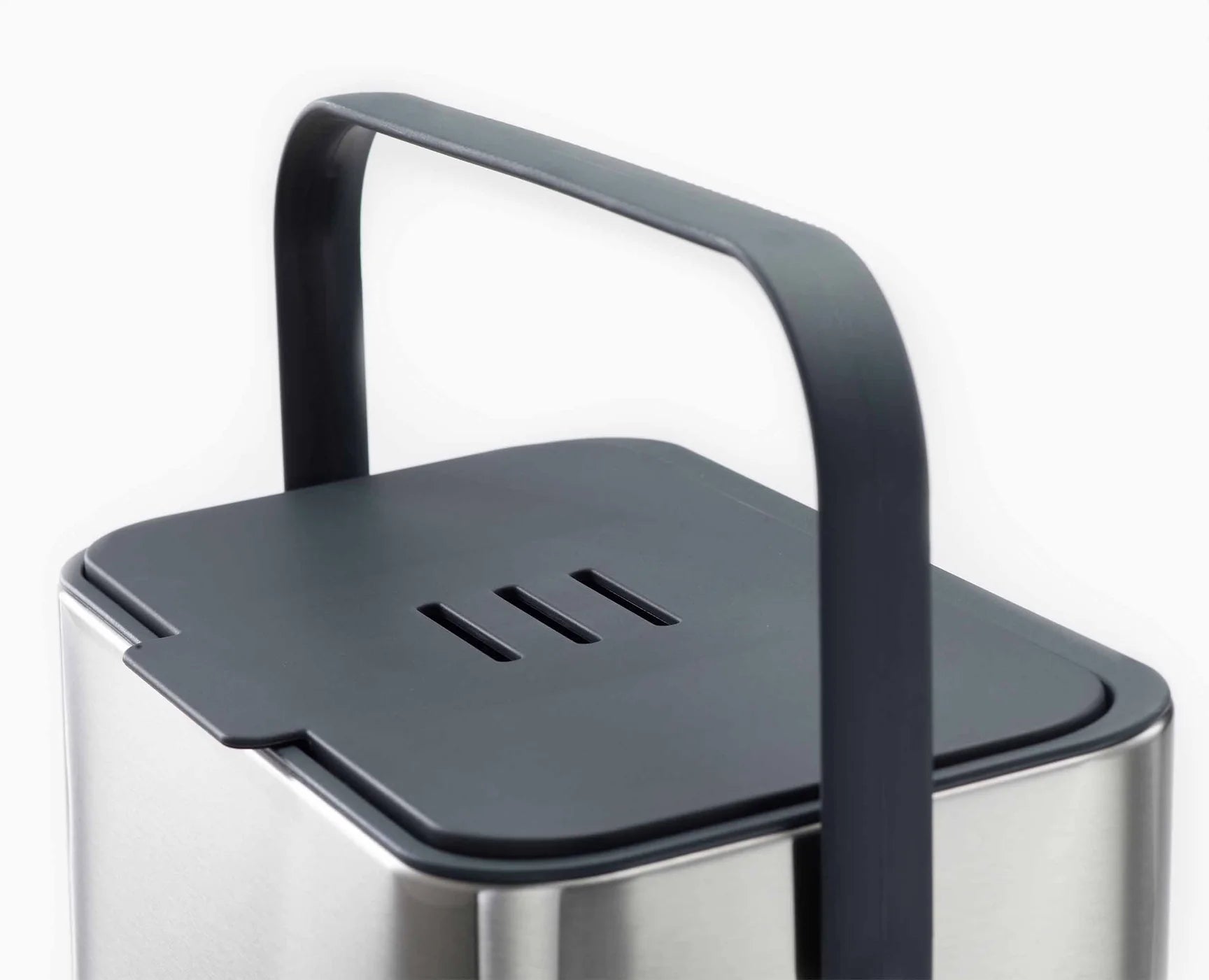 Joseph Joseph Collect 4 Stainless Steel Food Waste Caddy with Odour Filter 30145 - Vibe Home