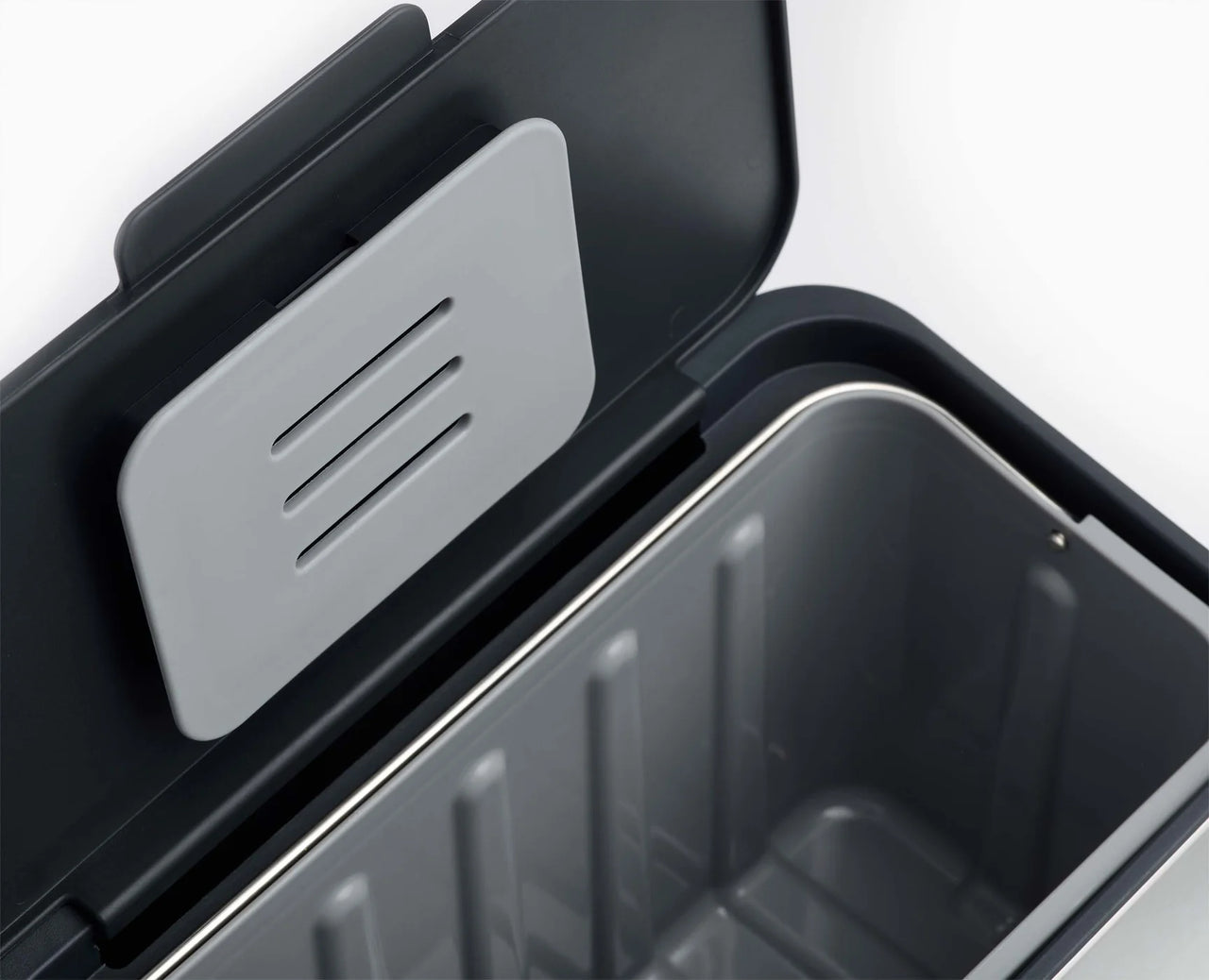 Joseph Joseph Collect 4 Stainless Steel Food Waste Caddy with Odour Filter 30145 - Vibe Home