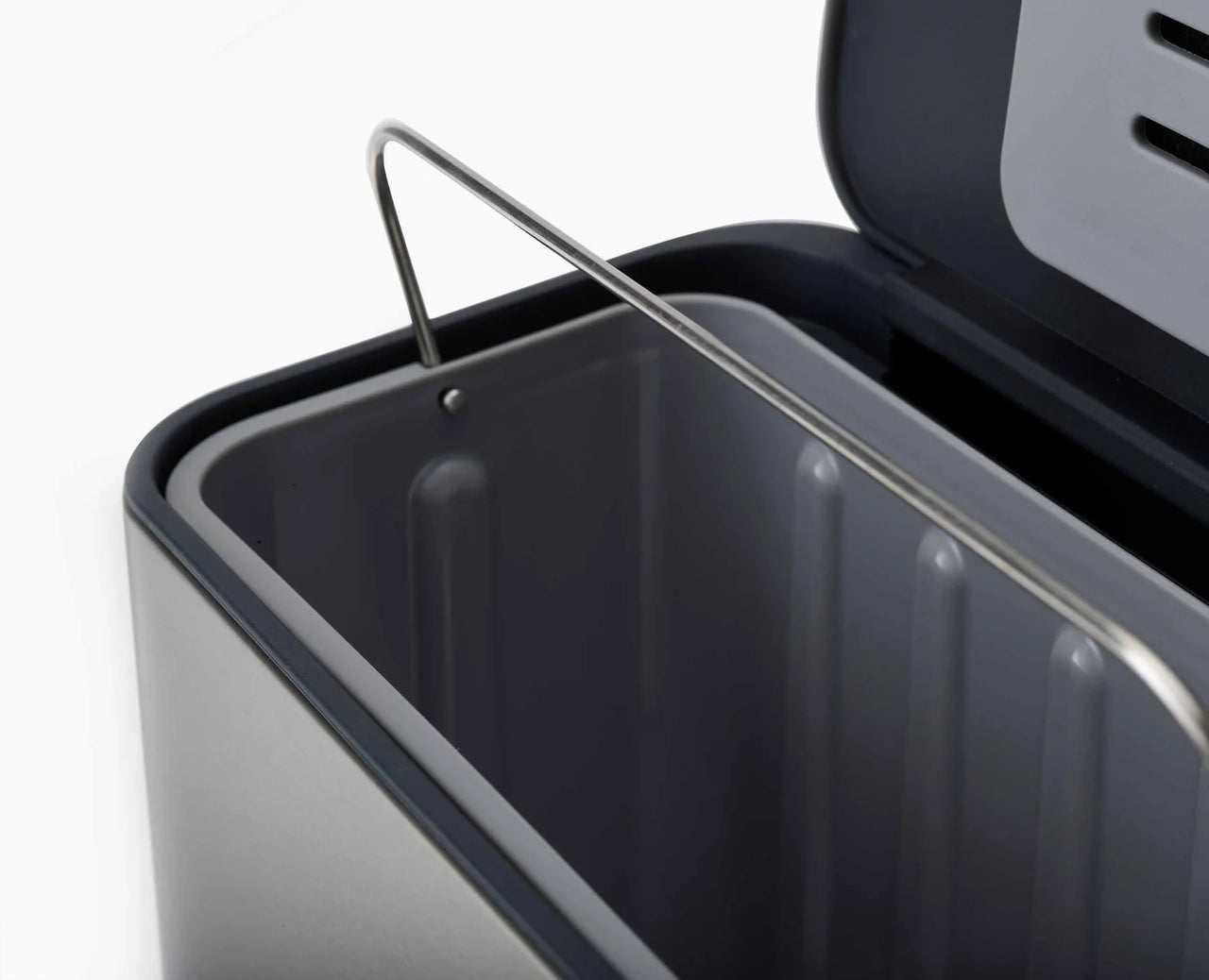 Joseph Joseph Collect 4 Stainless Steel Food Waste Caddy with Odour Filter 30145 - Vibe Home