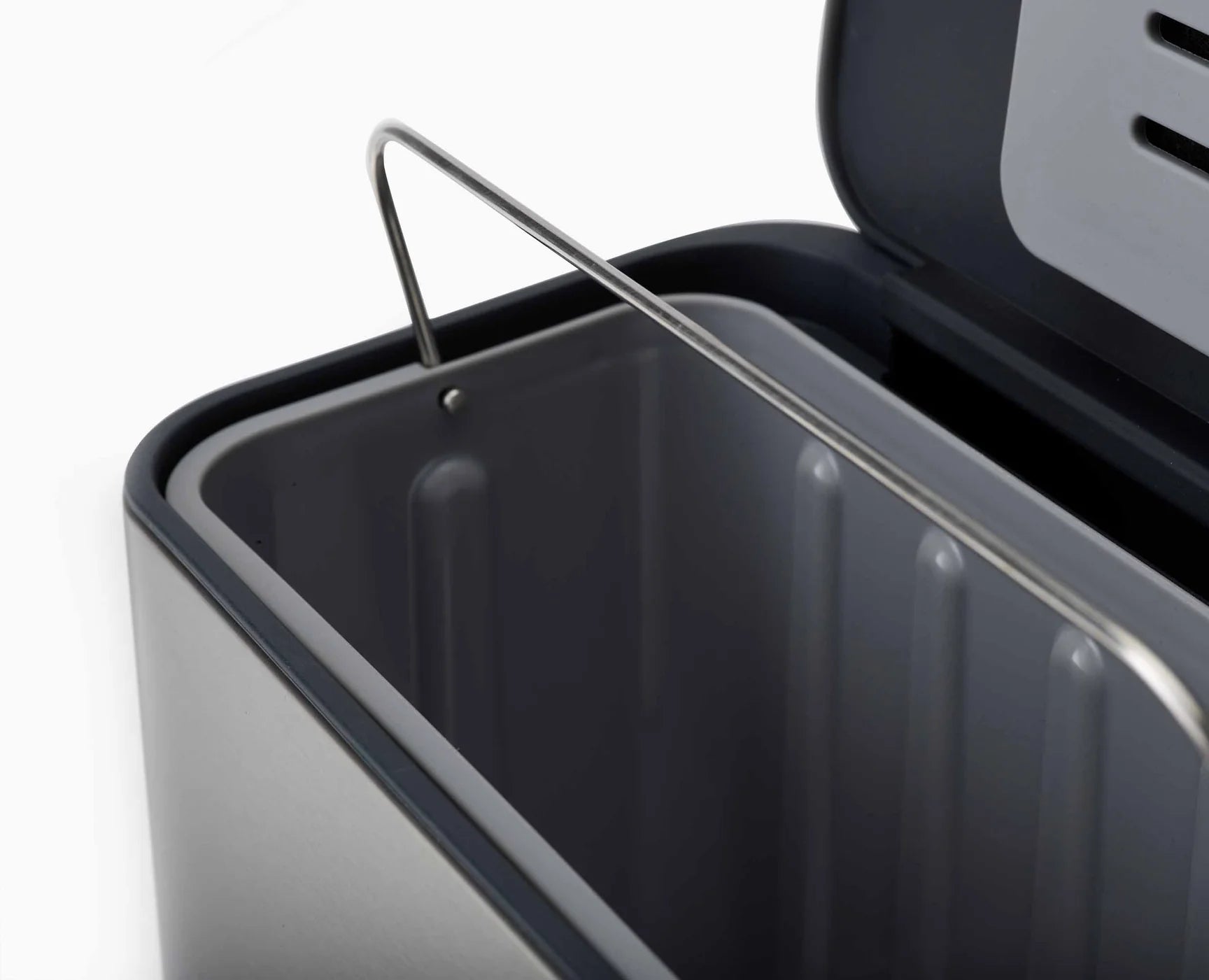 Joseph Joseph Collect 4 Stainless Steel Food Waste Caddy with Odour Filter 30145 - Vibe Home