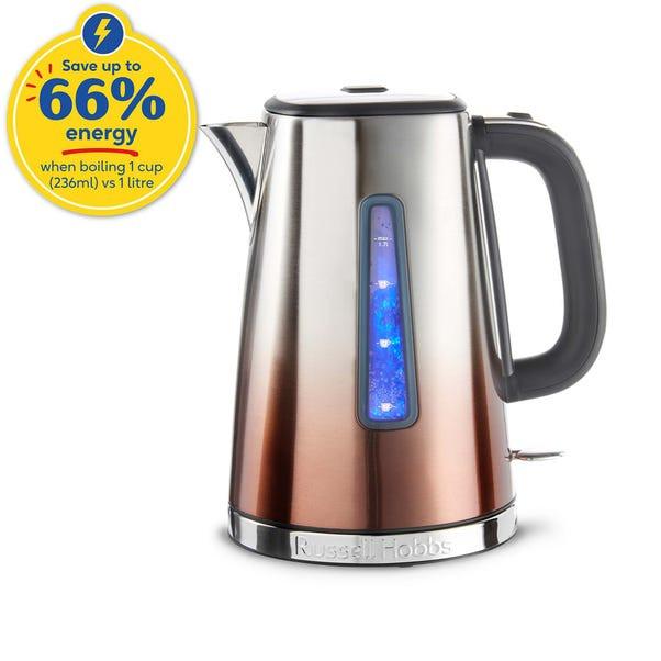 Russell Hobbs Eclipse Jug Kettle & 4 Slice Toaster Kitchen Set (Copper) - Vibe Home