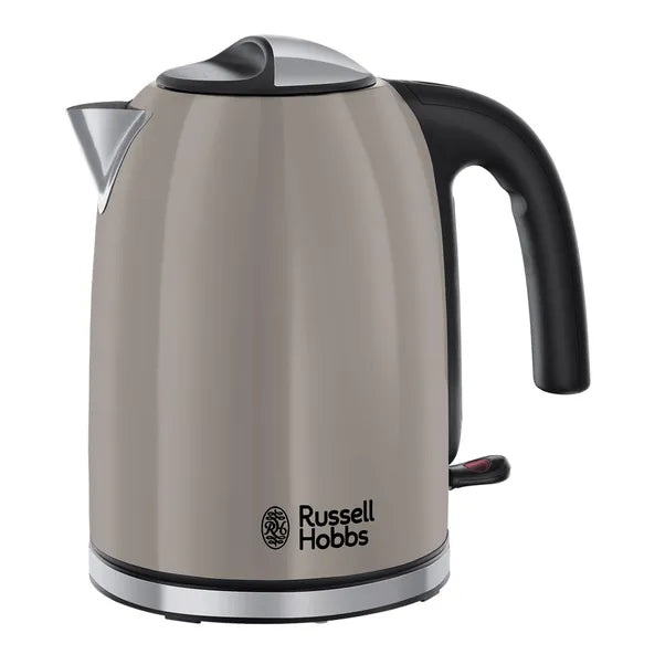 Russell Hobbs Classic Jug Kettle & 2 Slice Toaster Kitchen Set (Mocha)