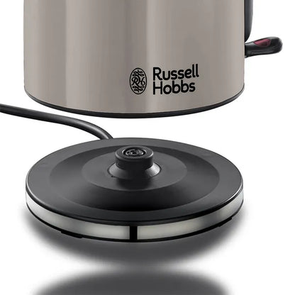 Russell Hobbs Classic Jug Kettle & 2 Slice Toaster Kitchen Set (Mocha)