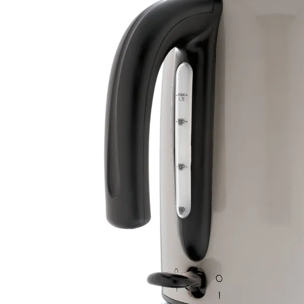 Russell Hobbs Classic Jug Kettle & 2 Slice Toaster Kitchen Set (Mocha)