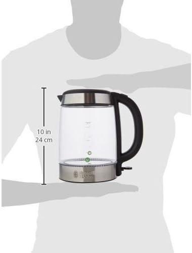 Russell Hobbs Illuminating Glass Kettle 21600 (Silver).