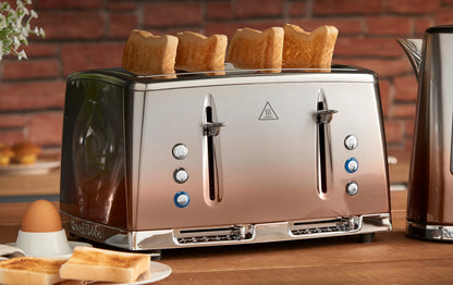 Russell Hobbs Russell Hobbs Eclipse 4 Slice Toaster 25143 (Copper Accents)