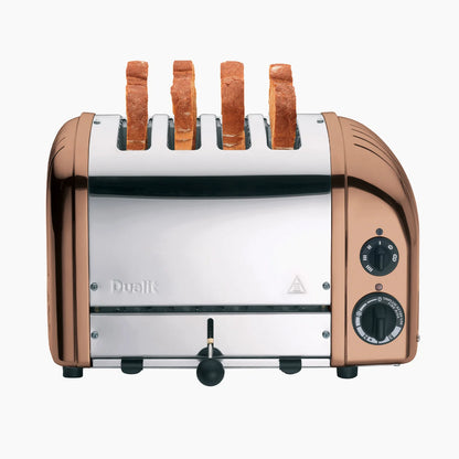 Dualit Classic Kettle & 4 Slice AWS Toaster Kitchen Set (Copper).