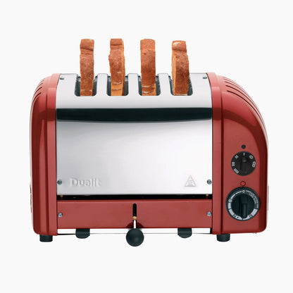 Dualit Classic Kettle & 4 Slice Vario AWS Toaster Kitchen Set (Red)