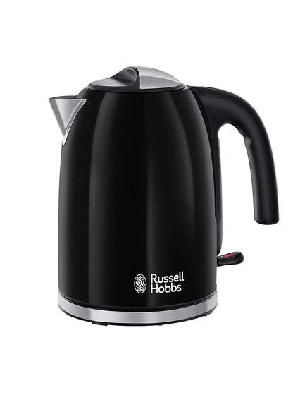 Russell Hobbs Russell Hobbs Colours Plus Kettle & 2 Slice Toaster Kitchen Set (Black)