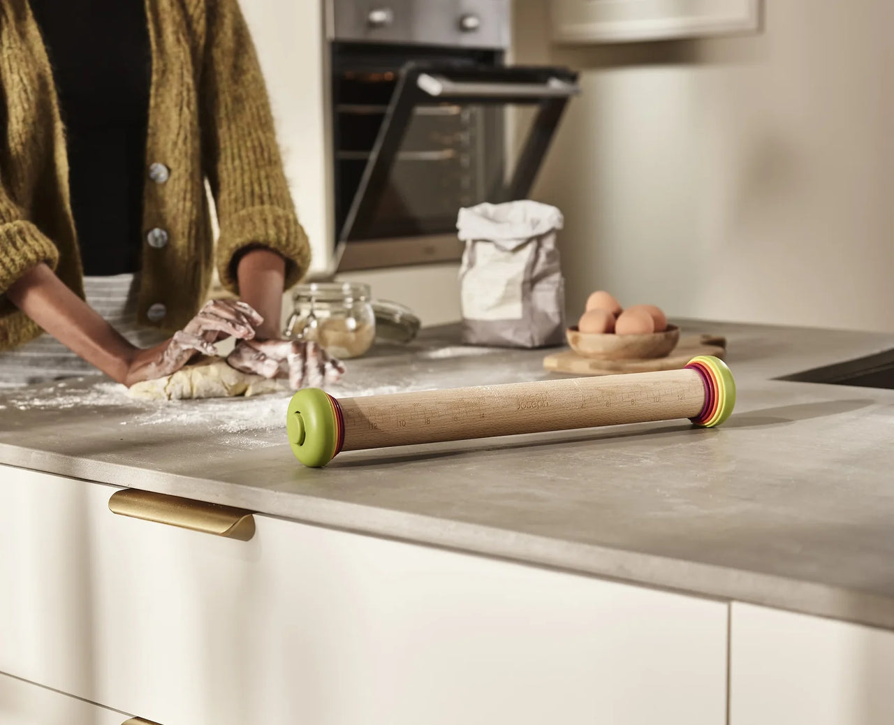 Joseph Joseph Adjustable Rolling Pin PrecisionPin - Vibe Home