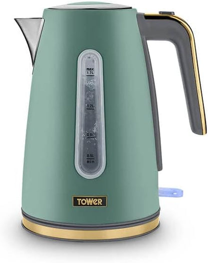 Tower Cavaletto Kettle Jade Green Kettles Rapid Boil