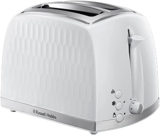 Russell Hobbs Honeycomb 2 Slice Toaster 26060 (Gloss White)