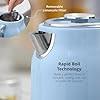 Swan Retro Jug Kettle, 2 Slice Toaster & Canisters Kitchen Set (Blue) - Vibe Home