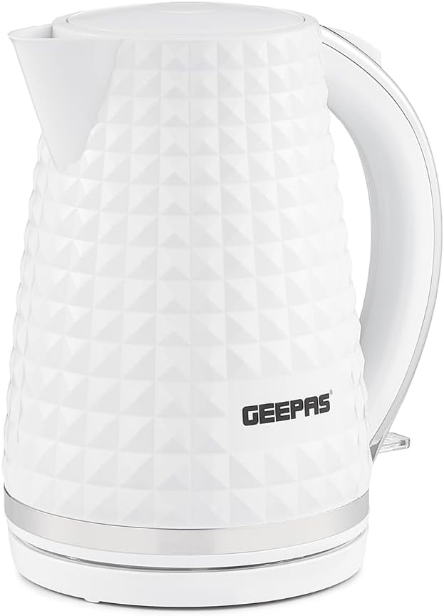 GEEPAS Argyle Kettle 2200W GK38056UK-WT (White)