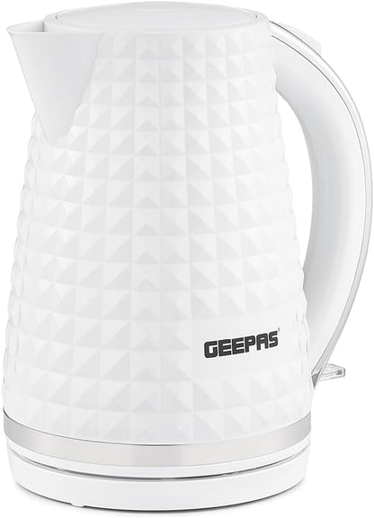 GEEPAS Argyle Kettle 2200W GK38056UK-WT (White)