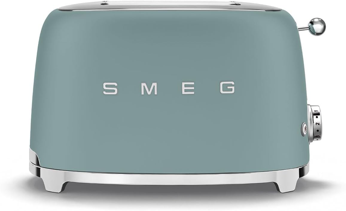 SMEG 2 Slice Toasters Emerald Green Toaster