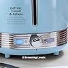 Swan Retro Jug Kettle, 2 Slice Toaster & Canisters Kitchen Set (Blue) - Vibe Home