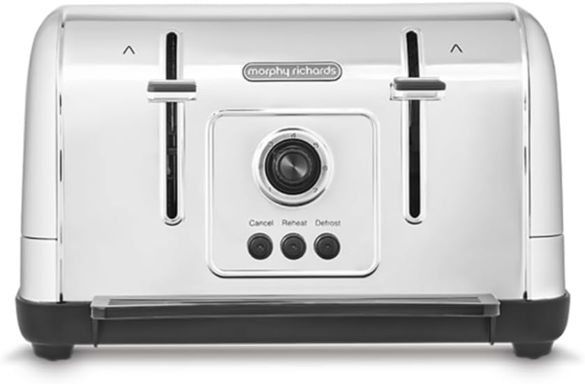 Morphy Richards Venture 4 Slice Toaster Stainless Steel