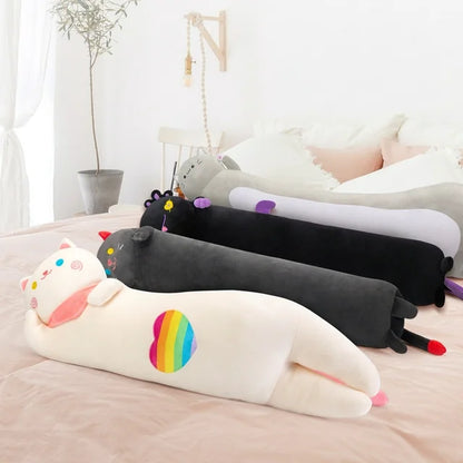 44in Long Axolotl Body Plush Pillows - Animals Squishy Pillows - Plushie Cute Axolotl Sleeping Hugging Pillow Soft Toys for Kids (Black)&nbsp;