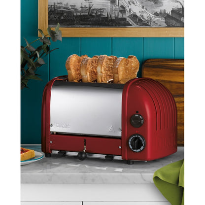 Dualit Classic Vario AWS 4 Slice Toaster 40379 (Red)