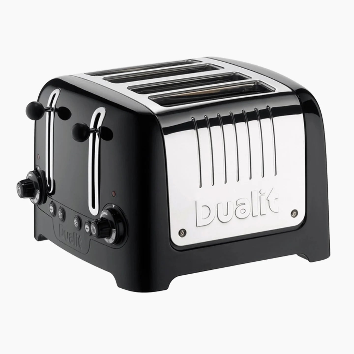 Dualit Lite Dome Kettle & 4 Slice Toaster Kitchen Set (Black)