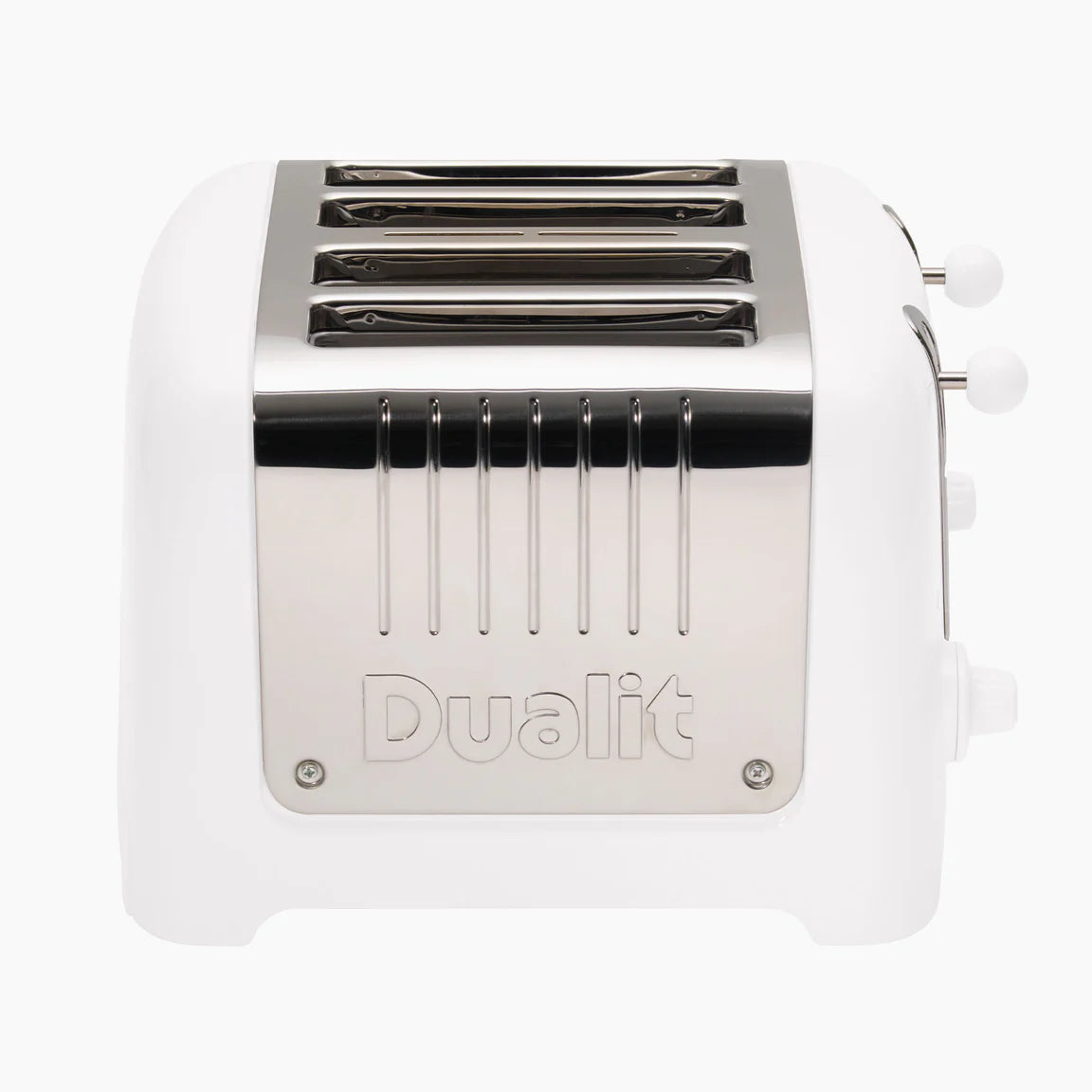 Dualit Lite Jug Kettle & 4 Slice Toaster Kitchen Set (White)