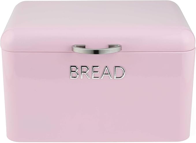 Salter Salter Retro Bread Bin & Canister Storage Kitchen Set (Pink)