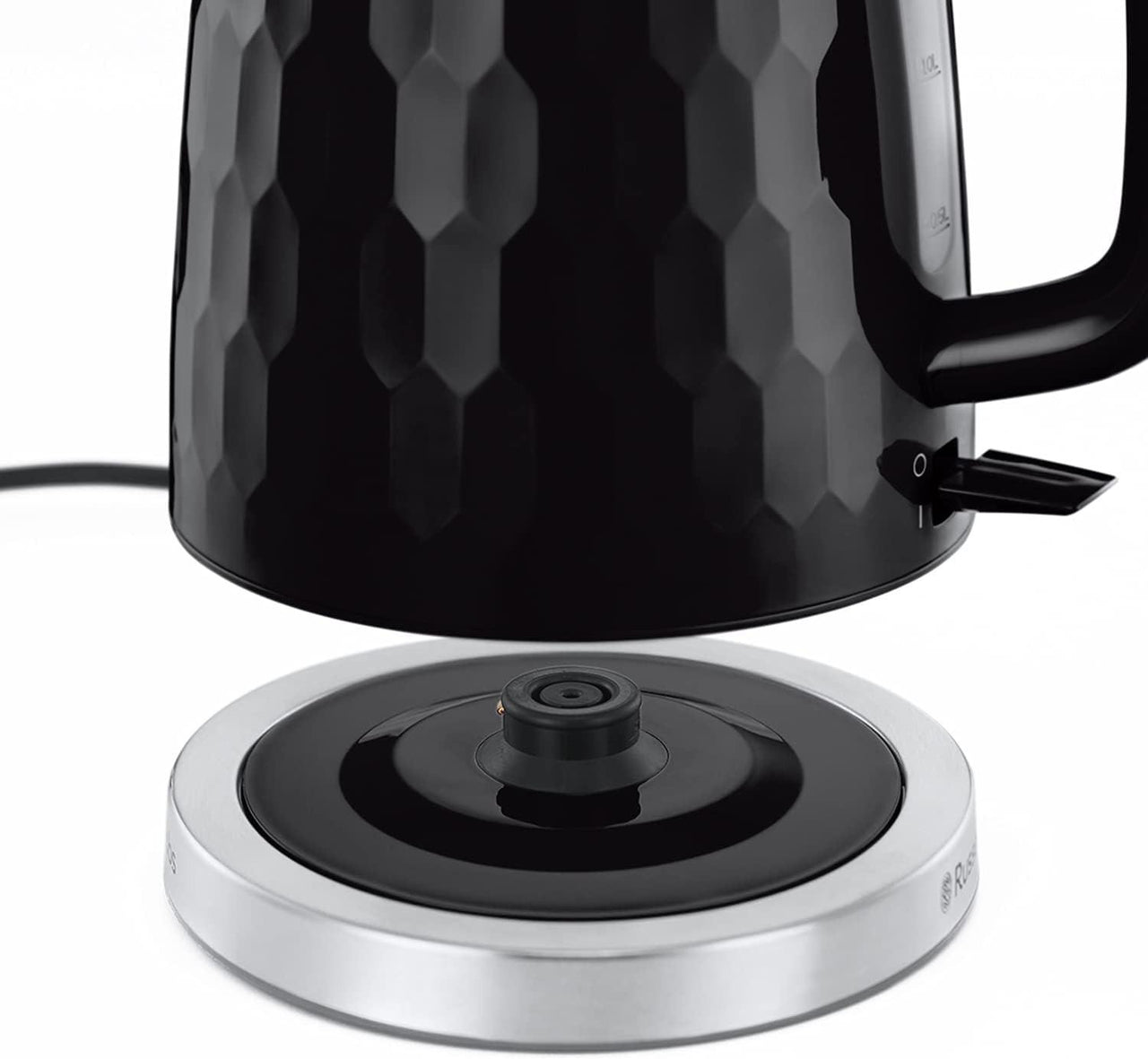 Russell Hobbs Honeycomb Kettle 26051 (Black) - Vibe Home