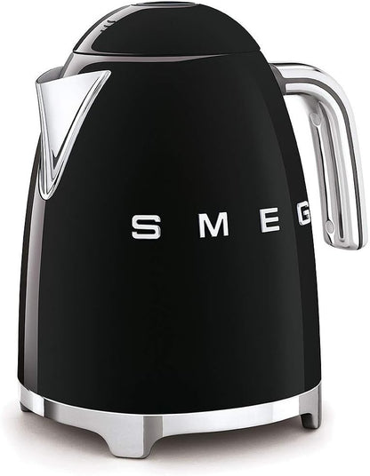 Smeg Retro Style Black Kettle KLF03BLUK