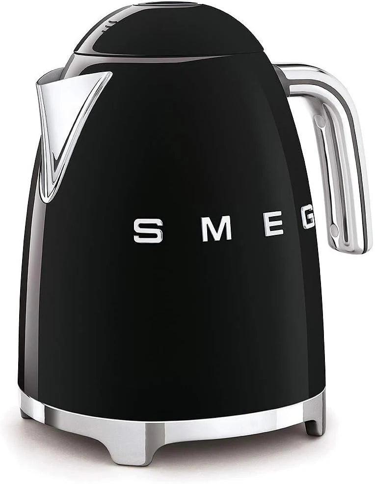 Smeg Retro Style Black Kettle and Toaster