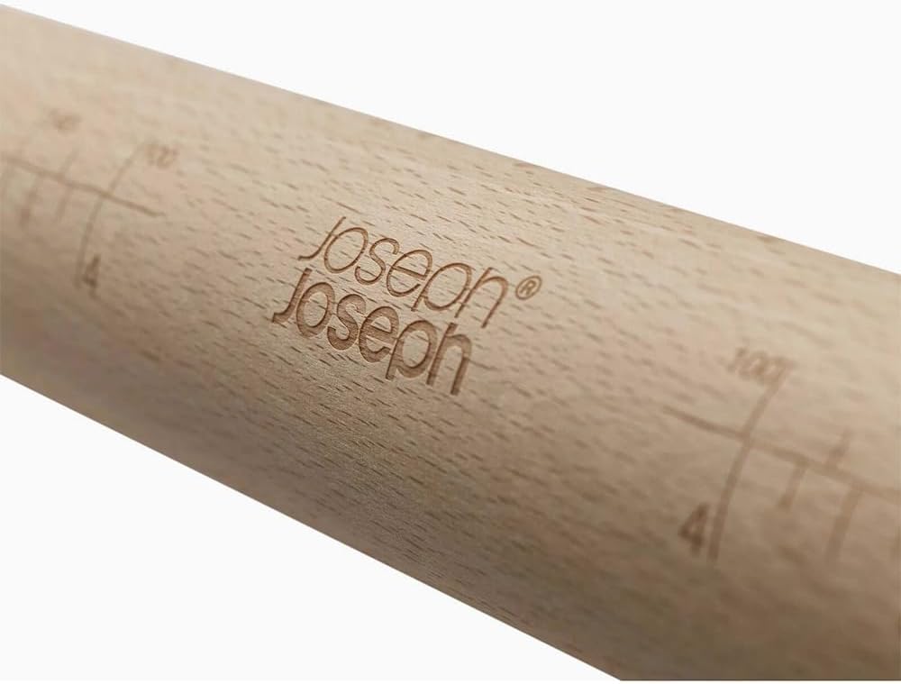 Joseph Joseph PrecisionPin Rolling Pin with Adjustable Pastry Thickness (Multicolour)