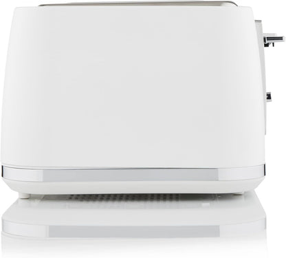 Swan Serenity Kettle & 4 Slice Toaster Kitchen Set (White)