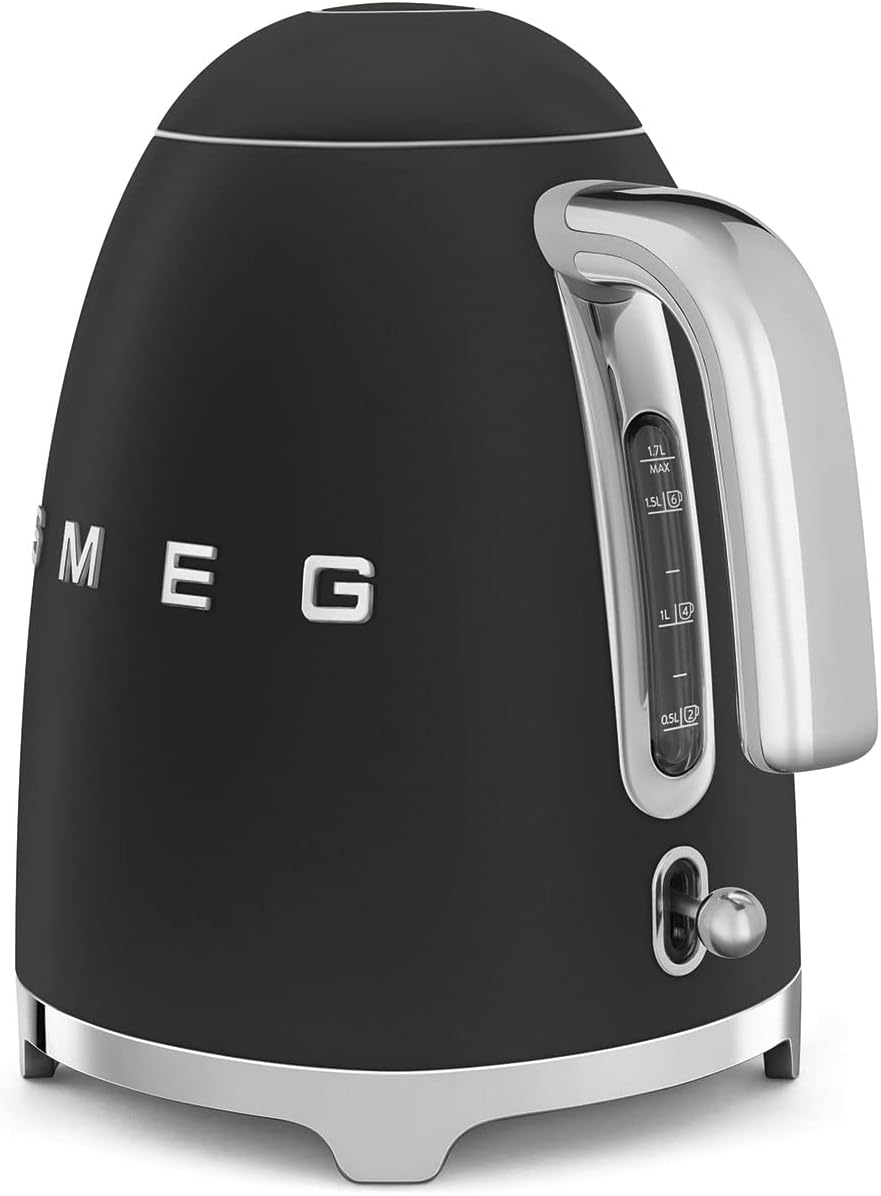 SMEG Matte Black Kettle Soft Opening Lid KLF03BLMUK