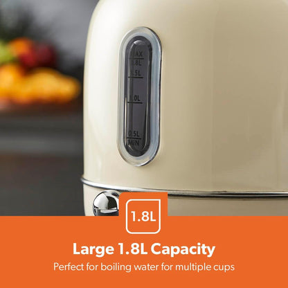 GEEPAS Retrovive Kettle GK38074UK-CR (Cream)