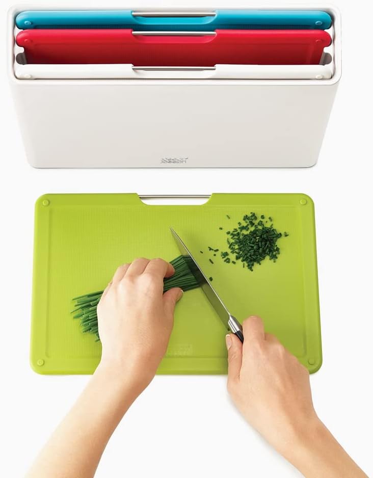 Joseph Joseph Folio 4-Piece Colour Coded Chopping Board Set 60196 (White)