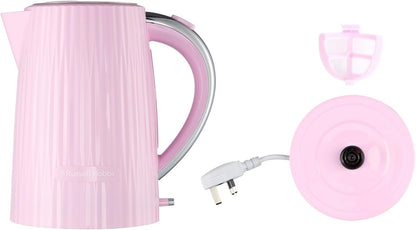 Russell Hobbs Eden Kettle Stylish Textured Design 27362 (Raspberry Pink)