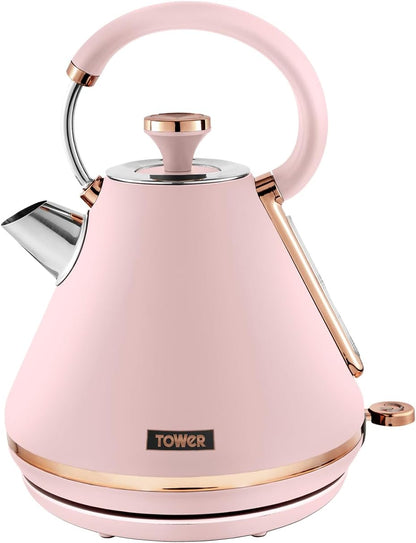 Tower Cavaletto Kettle Marshmallow Pink & Rose Gold T10044PNK