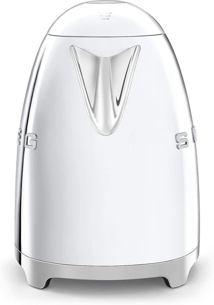 SMEG Stainless Steel Kettle & 2 Slice Toaster Kitchen Set (Silver)