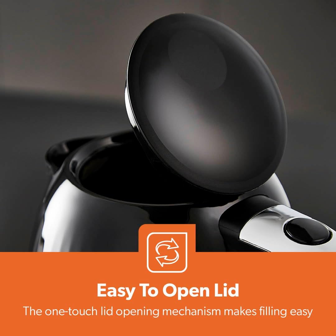 GEEPAS Fluted Kettle GK38068UK-BK (Black)