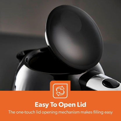 GEEPAS Fluted Kettle GK38068UK-BK (Black)